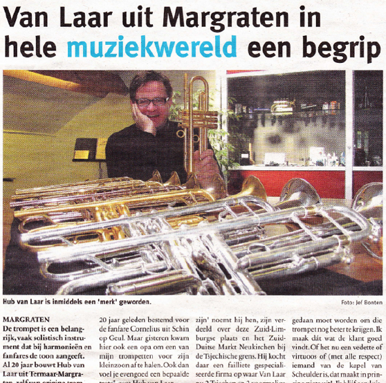 Van Laar uit Margaten in hele muziekwereld een begrip