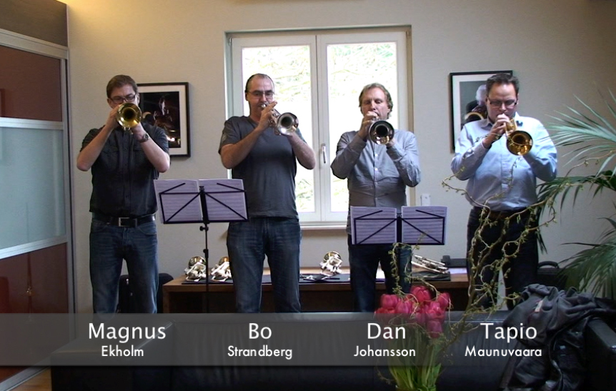 Trumpet Section Norrbotten Big Band Sweden 