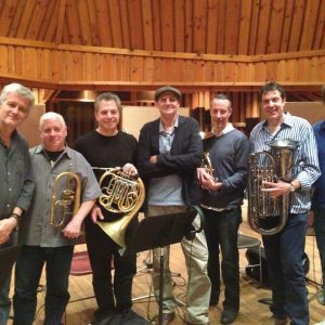 A brass recording session for pop star James Taylor | Tony Kadleck with his Van Laar B3 flugelhorn